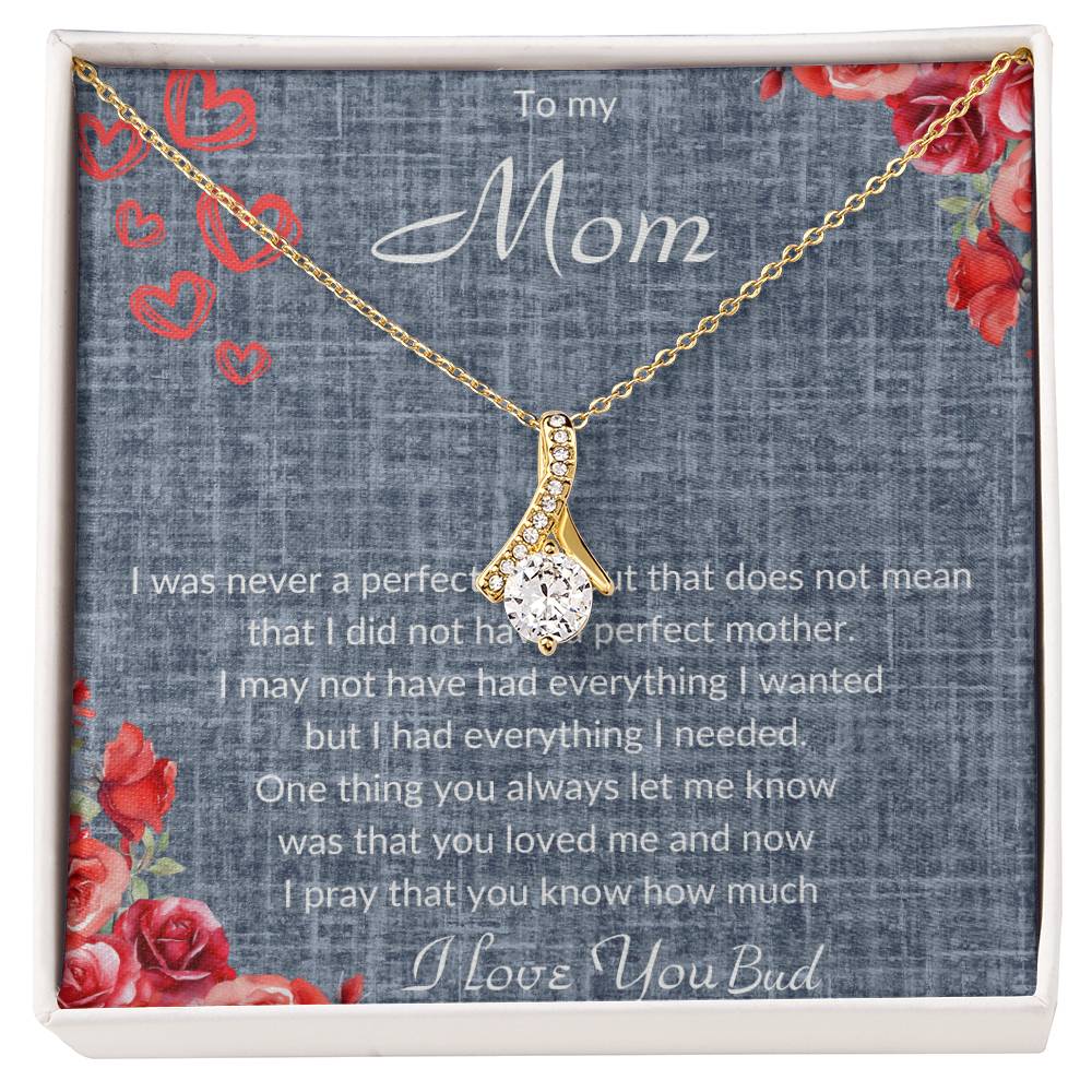 To My Mom How Much I Love You Necklace / Mother's Day gift