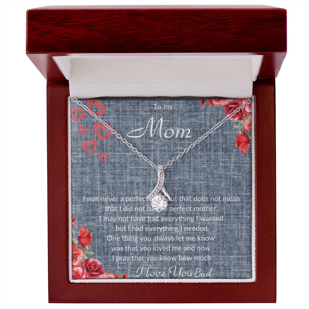 To My Mom How Much I Love You Necklace / Mother's Day gift