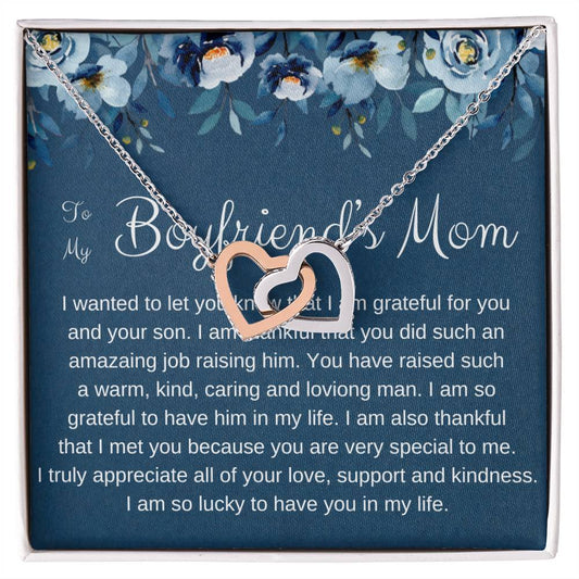 Boyfriend's Mom Hearts Necklace