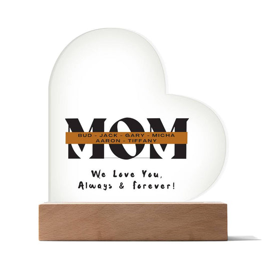 Mother's Day Gift Acrylic Plaque / Night Lite Gift