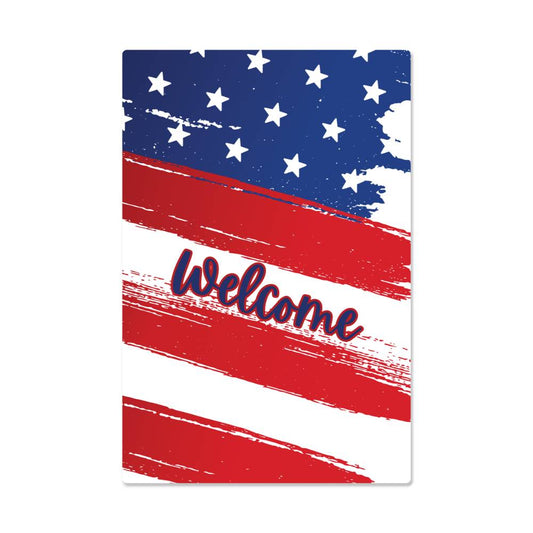 Fourth of July Metal Door Decor / American Indoor Metal Sign