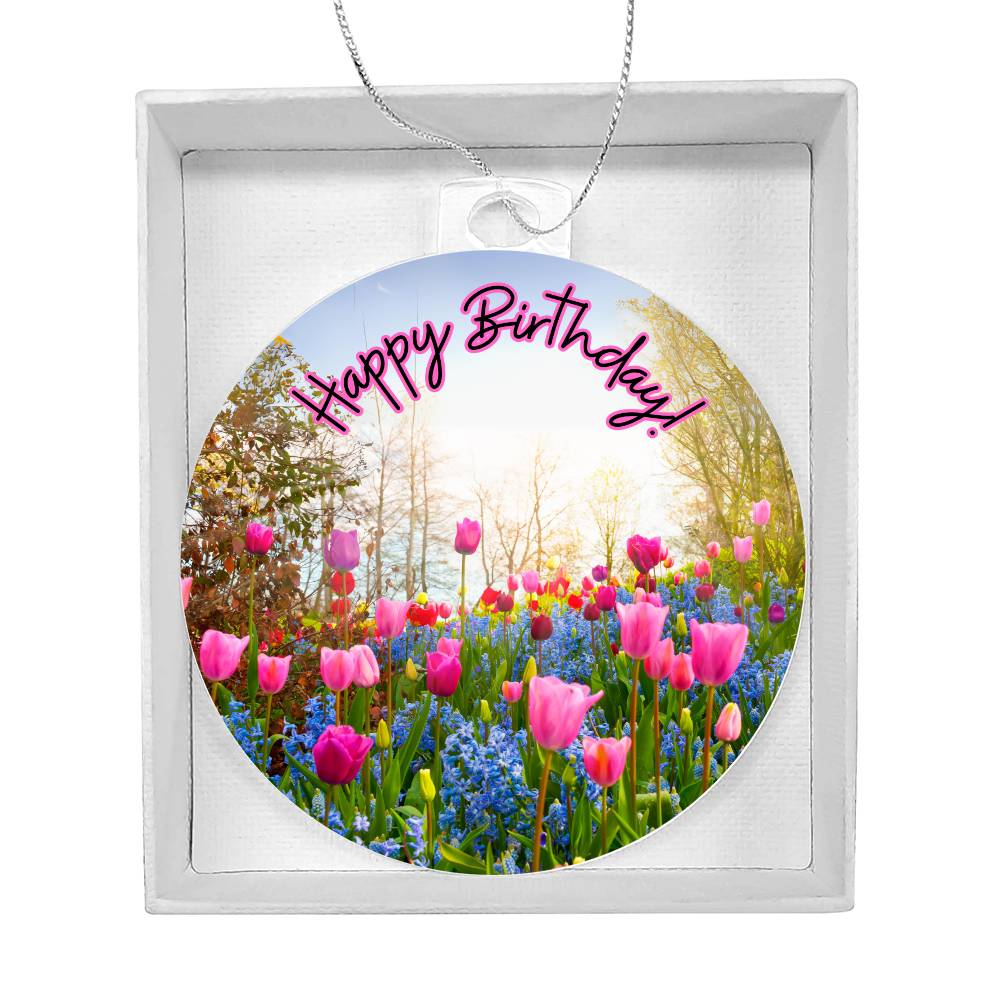 Happy Birthday Suncatcher / Ornament