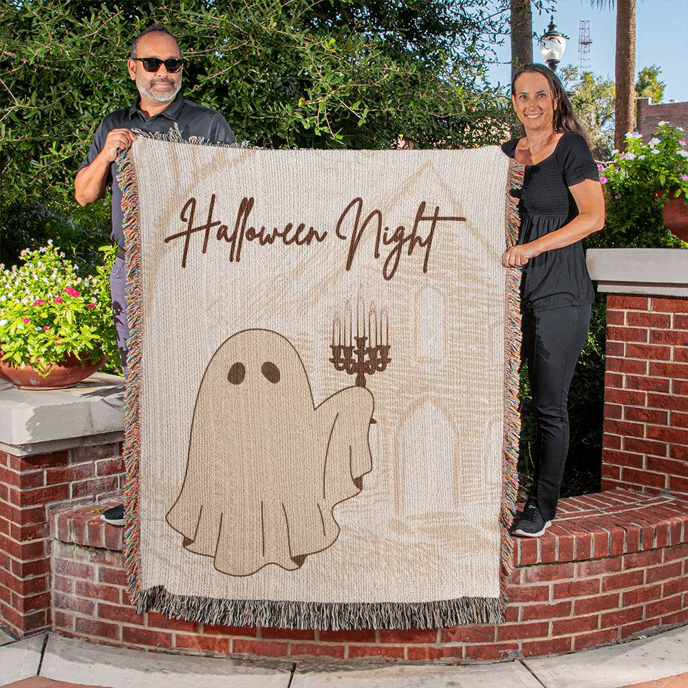 Halloween Night Decor Blanket