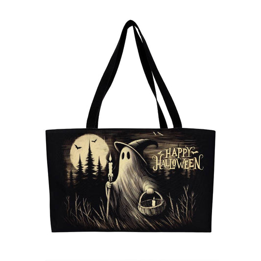 Happy Halloween Ghost Tote Bag