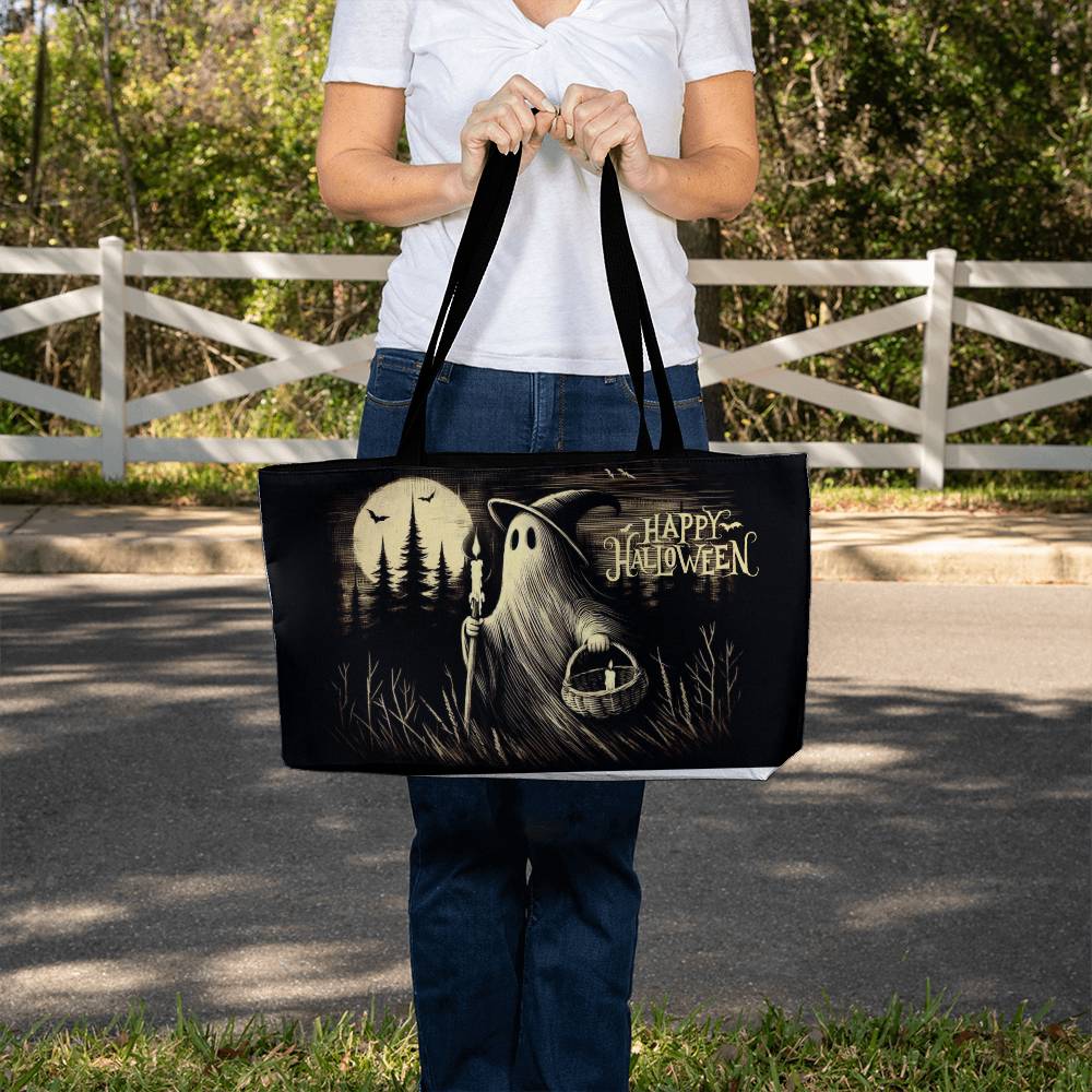 Happy Halloween Ghost Tote Bag