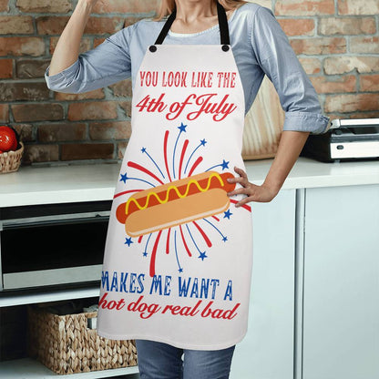 4th of July Hot Dog Apron