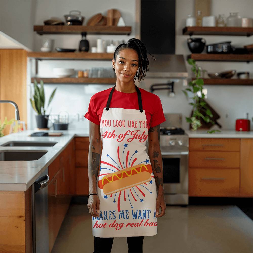 4th of July Hot Dog Apron