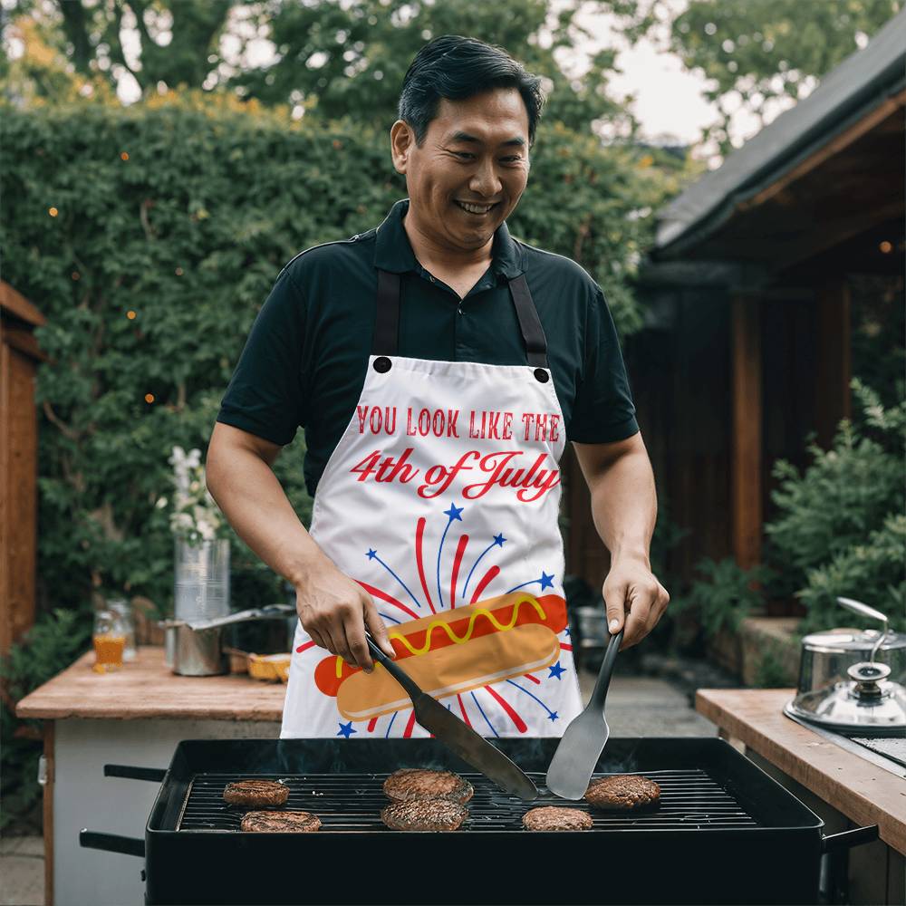 4th of July Hot Dog Apron