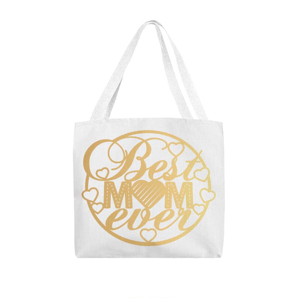 Best Mom Ever Canvas Tote Bag