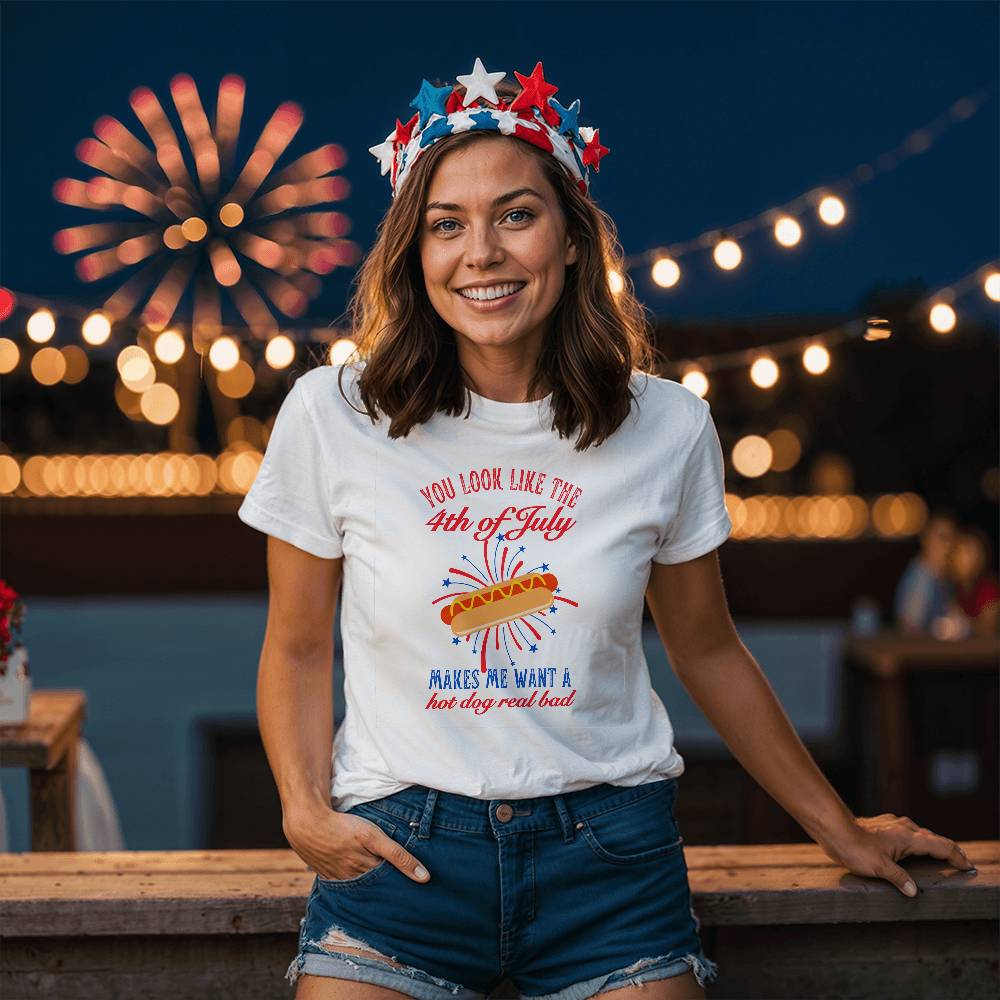 4th of July Hot Dog Shirt