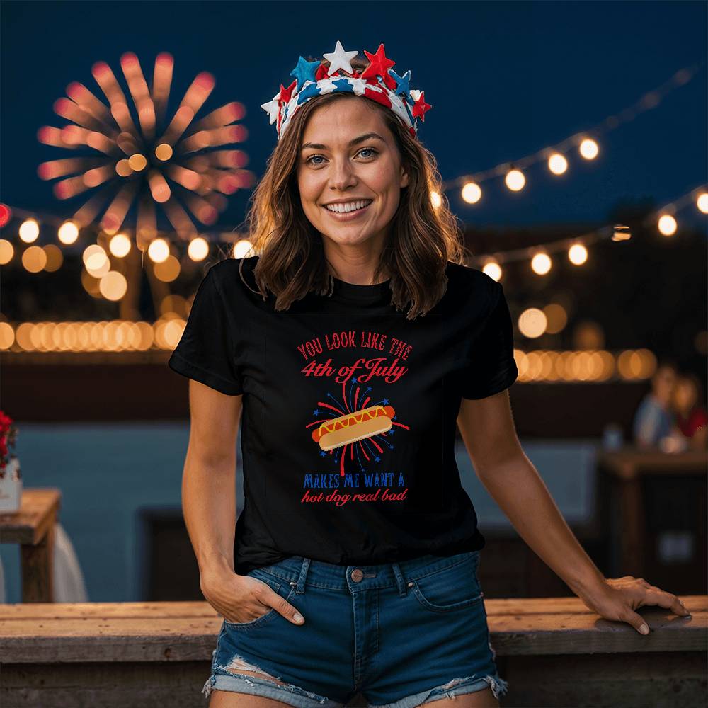 4th of July Hot Dog Shirt