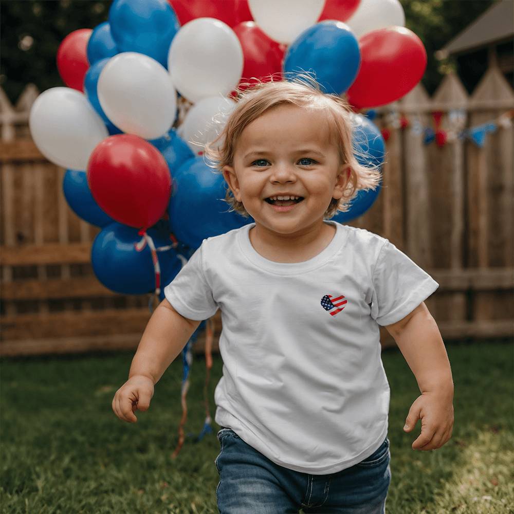 Heart America Toddler Shirt