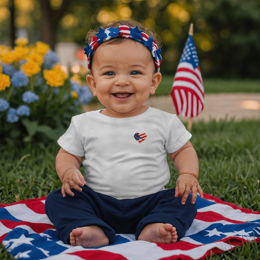 Heart America Baby Shirt