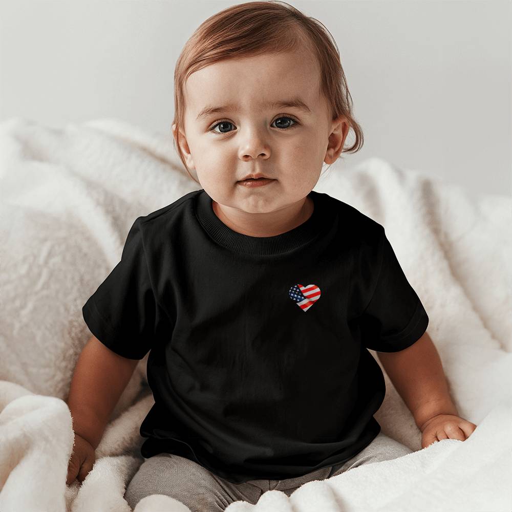 Heart America Baby Shirt