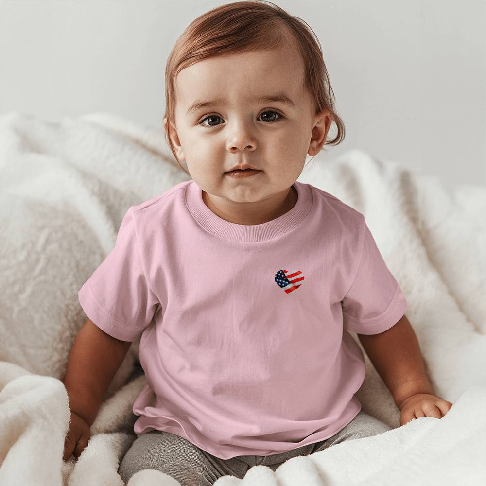 Heart America Baby Shirt