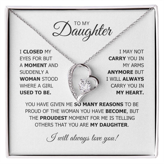 To My Daughter Love Knot I Closed My Eyes