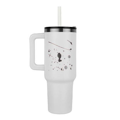 Halloween 40 oz Tumbler - Bloody Handprints with Splatter